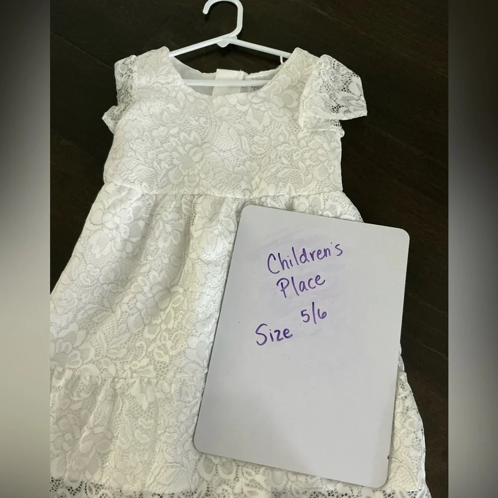 The Children's Place White Tiered Sundress